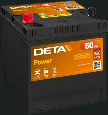 Стартерная аккумуляторная батарея DETA DB505