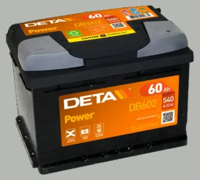 Стартерная аккумуляторная батарея DETA DB602