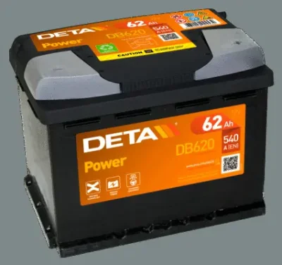 Стартерная аккумуляторная батарея DETA DB620