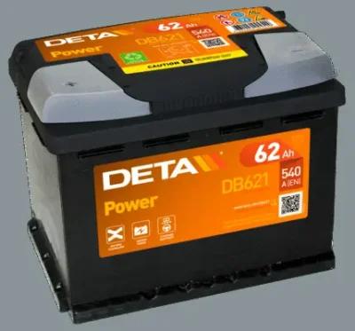 Стартерная аккумуляторная батарея DETA DB621