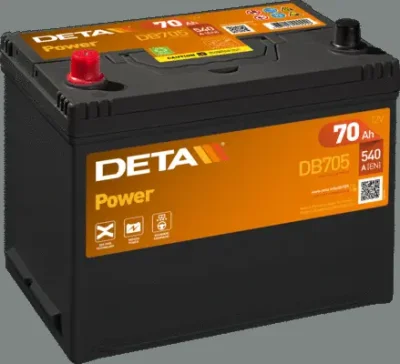 Стартерная аккумуляторная батарея DETA DB705