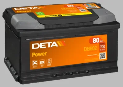 DB802 DETA Стартерная аккумуляторная батарея