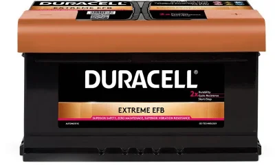 012575120801 DURACELL Стартерная аккумуляторная батарея