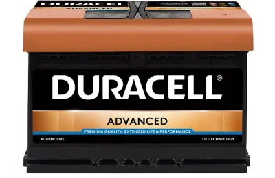 013574120801 DURACELL Стартерная аккумуляторная батарея