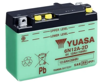 6N12A-2D YUASA Стартерная аккумуляторная батарея