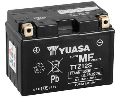 TTZ12S YUASA Стартерная аккумуляторная батарея