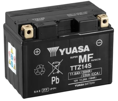 Стартерная аккумуляторная батарея YUASA TTZ14S