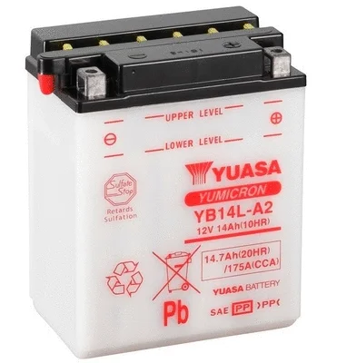 YB14L-A2 YUASA Стартерная аккумуляторная батарея