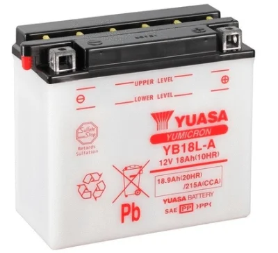 YB18L-A YUASA Стартерная аккумуляторная батарея