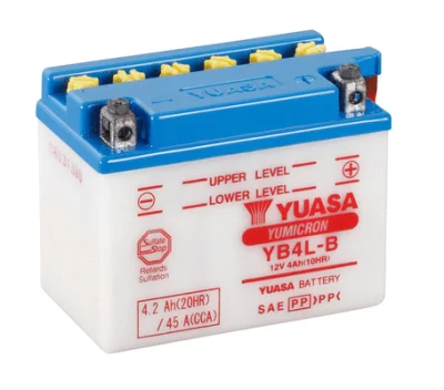 YB4L-B(CP) YUASA Стартерная аккумуляторная батарея