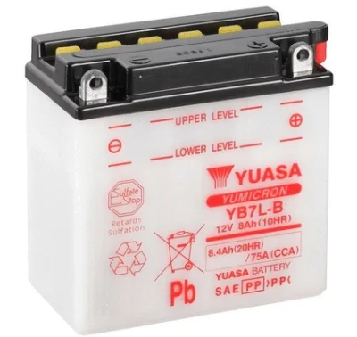YB7L-B YUASA Стартерная аккумуляторная батарея
