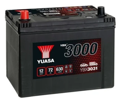 Стартерная аккумуляторная батарея YUASA YBX3031