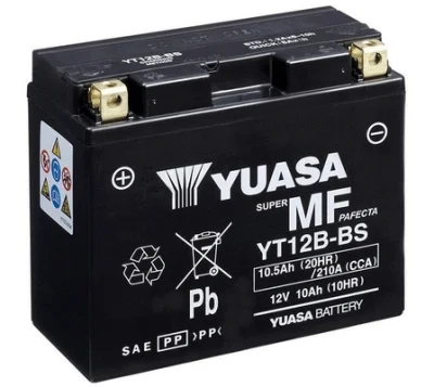 Стартерная аккумуляторная батарея YUASA YT12B-BS