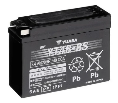 YT4B-BS YUASA Стартерная аккумуляторная батарея