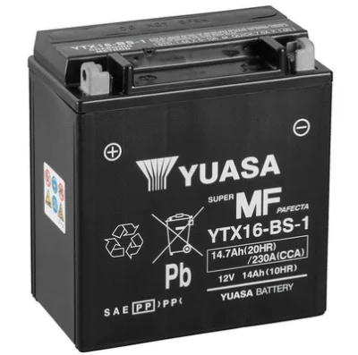 YTX16-BS-1 YUASA Стартерная аккумуляторная батарея