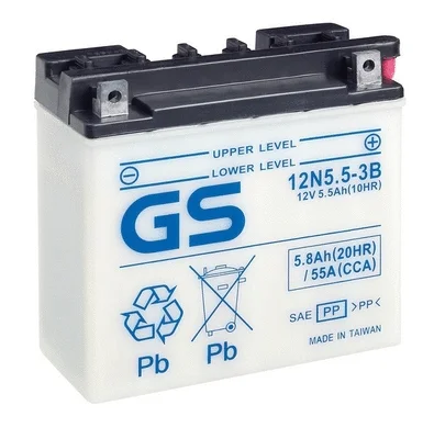 GS-12N5.5-3B GS Стартерная аккумуляторная батарея
