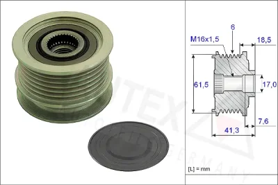 654803 AUTEX Механизм свободного хода генератора