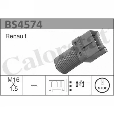 BS4574 VERNET-CALORSTAT Выключатель фонаря сигнала торможения