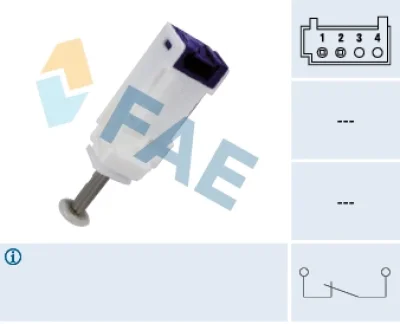24792 FAE Выключатель, привод сцепления (Tempomat)