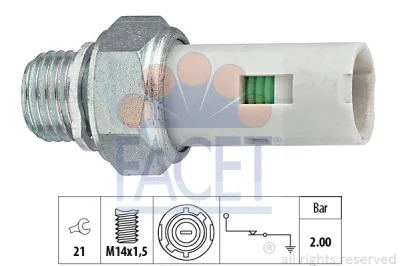 Датчик давления масла FACET 7.0084