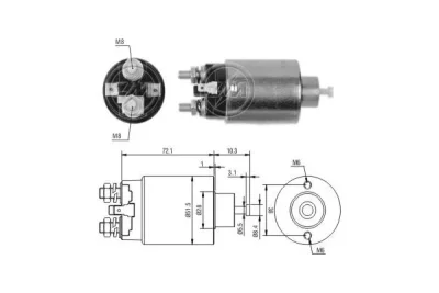 ZM1698 ERA Тяговое реле, стартер