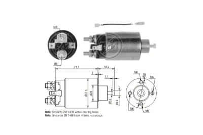 ZM2699 ERA Тяговое реле, стартер