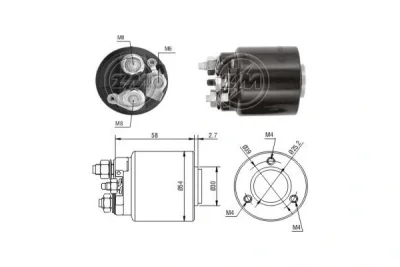 Тяговое реле, стартер ERA ZM591