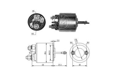 ZM597 ERA Тяговое реле, стартер