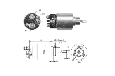 ZM6973 ERA Тяговое реле, стартер