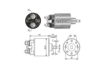 ZM710 ERA Тяговое реле, стартер