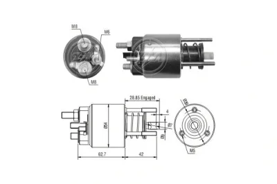 ZM3395 MESSMER Тяговое реле, стартер