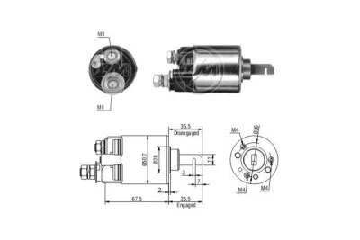 ZM603 MESSMER Тяговое реле, стартер