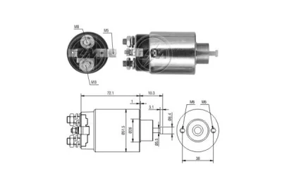 ZM795 MESSMER Тяговое реле, стартер