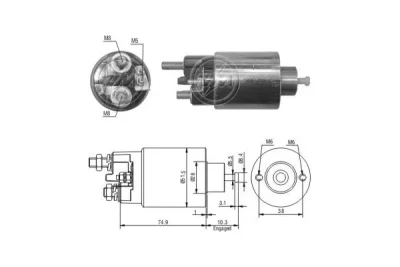 ZM993 MESSMER Тяговое реле, стартер