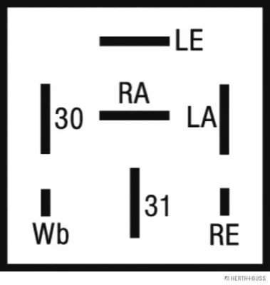75605151 HERTH+BUSS Прерыватель указателей поворота