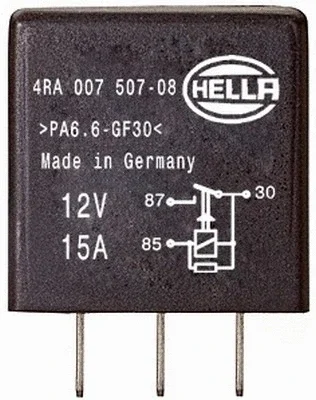 4RA 007 507-081 BEHR/HELLA/PAGID Реле, рабочий ток